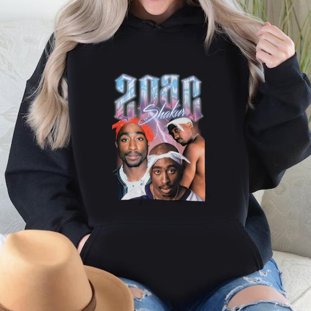 2Pac Shakur Vintage Retro Unisex T-Shirt