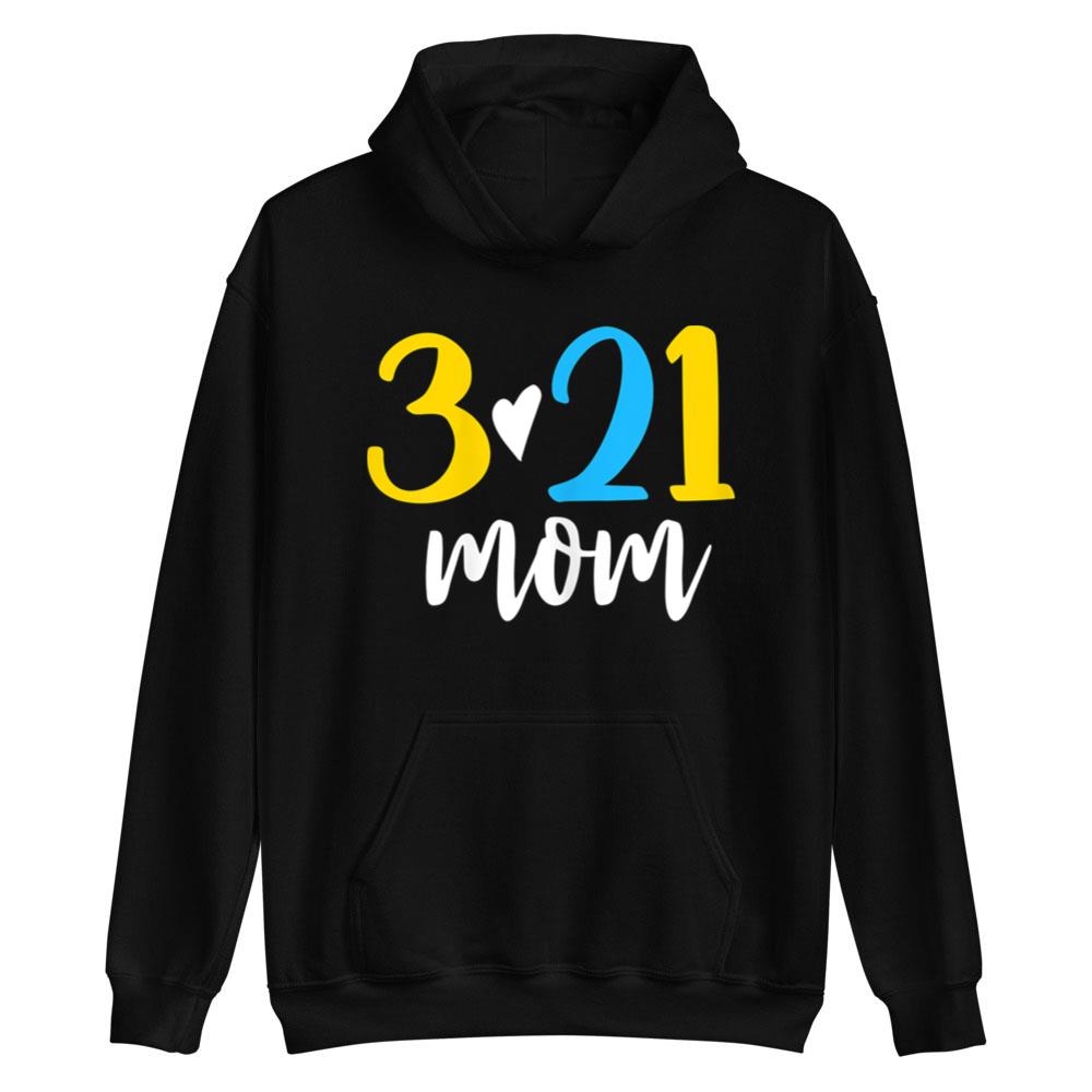 321 Mom Down Syndrome Awareness World Down Syndrome Day T-Shirt
