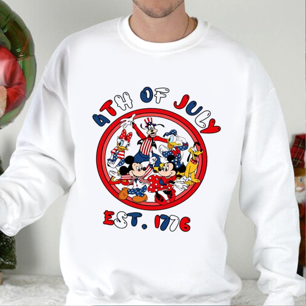 4th July Pluto And Friends Shirt