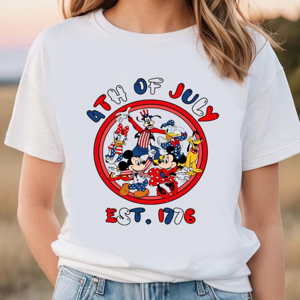 4th July Pluto And Friends Shirt