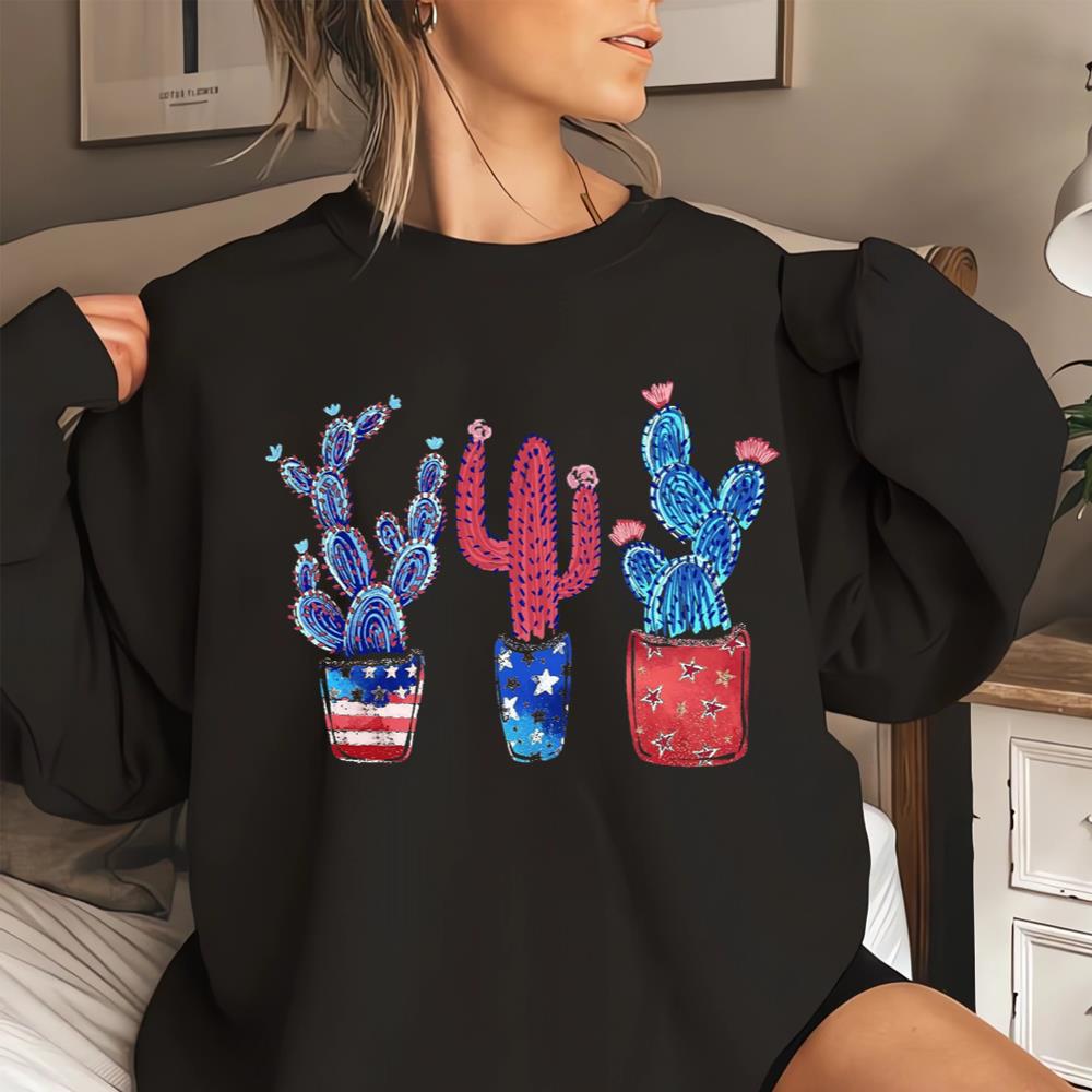 4th Of July Cactus Shirt, 4th Of July Plant, Happy 4th Of July Day Shirt