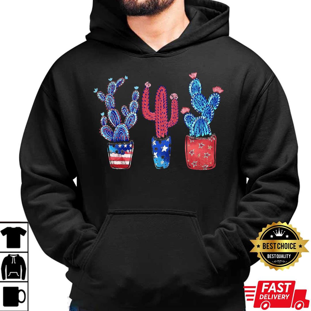 4th Of July Cactus Shirt, 4th Of July Plant, Happy 4th Of July Day Shirt