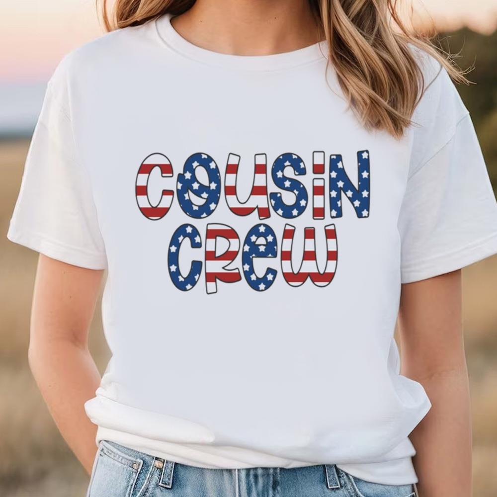 4th Of July Cousin Crew Shirt, Fourth Of July Cousins Shirts, Matching Cousins, Red White And Blue Cousin