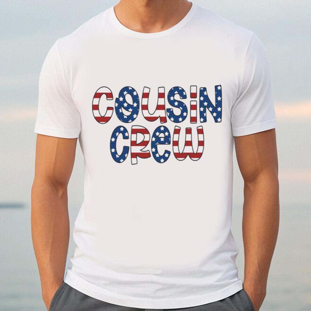 4th Of July Cousin Crew Shirt, Fourth Of July Cousins Shirts, Matching Cousins, Red White And Blue Cousin