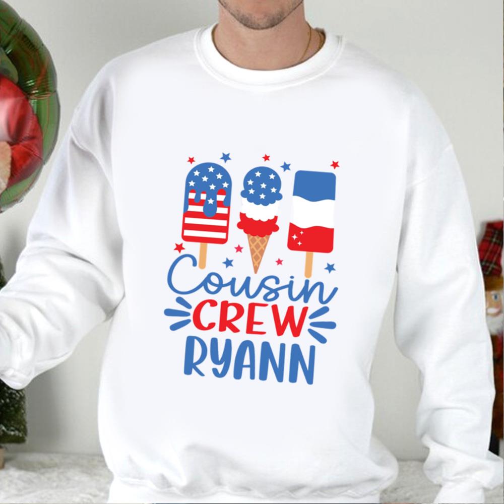 4th Of July Cousin Crew Shirt, Independence Day Shirt, Memorial Day Shirt, Personalized 4th Of July