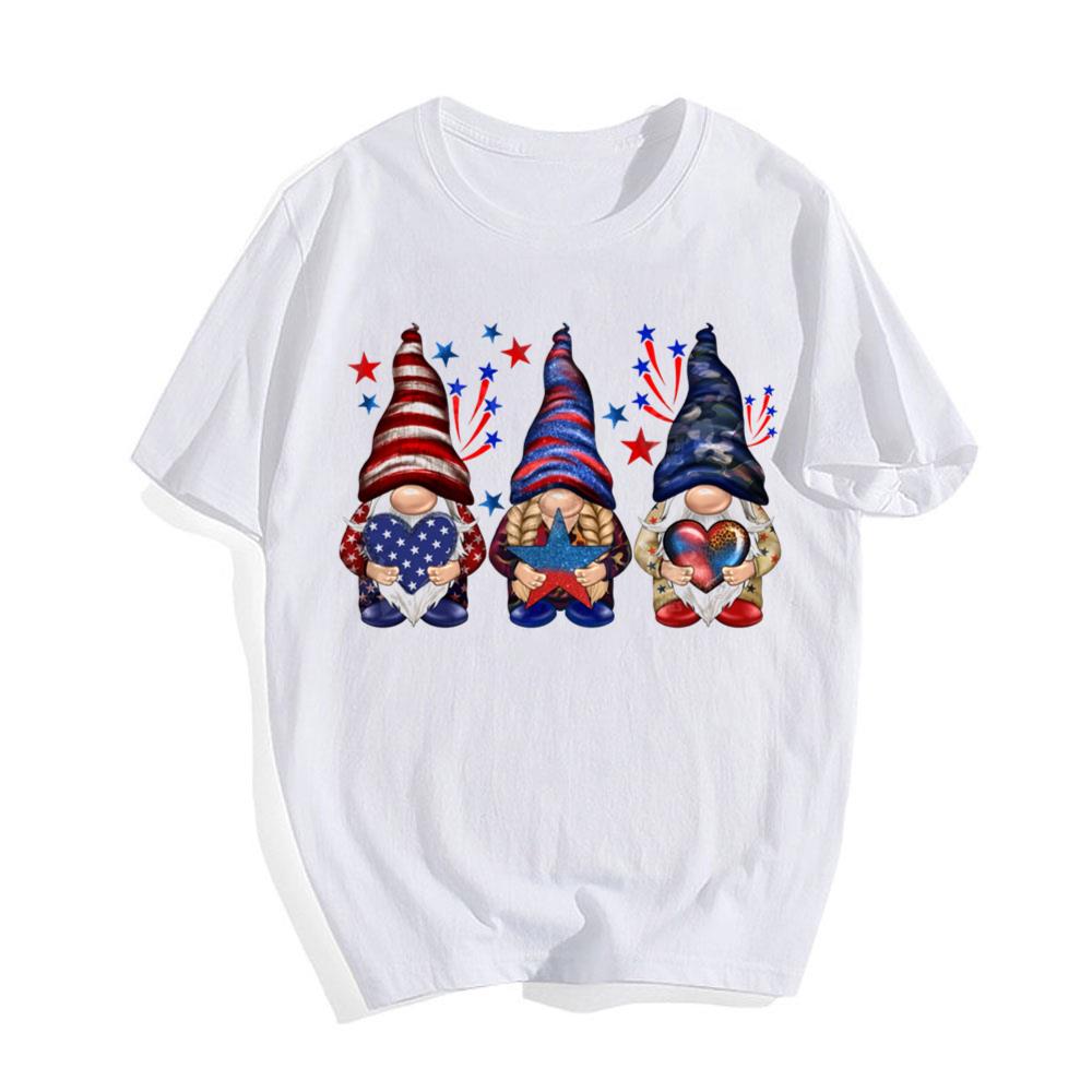 4th Of July Gnomes With Stars Happy Independence Day T-shirt