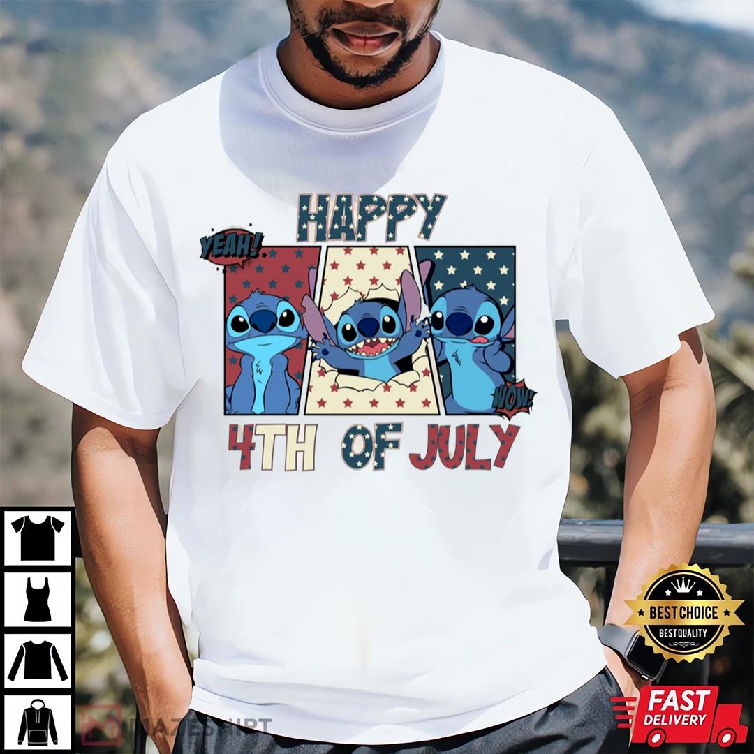 4th Of July Stitch, Independence Day Shirt Stitch Memorial Day Shirt