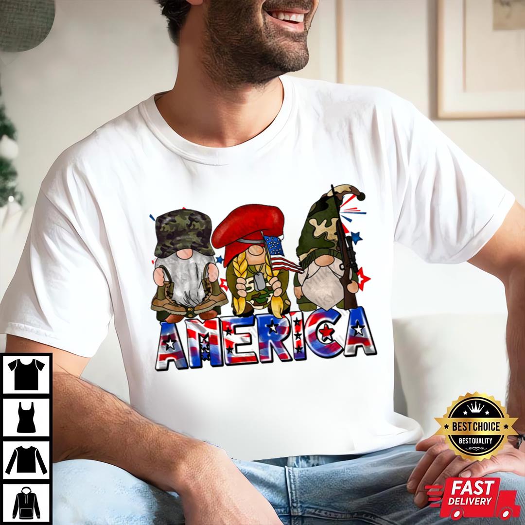 4th of July Gnomes Shirt, Independence Day America's Gnomes Shirt