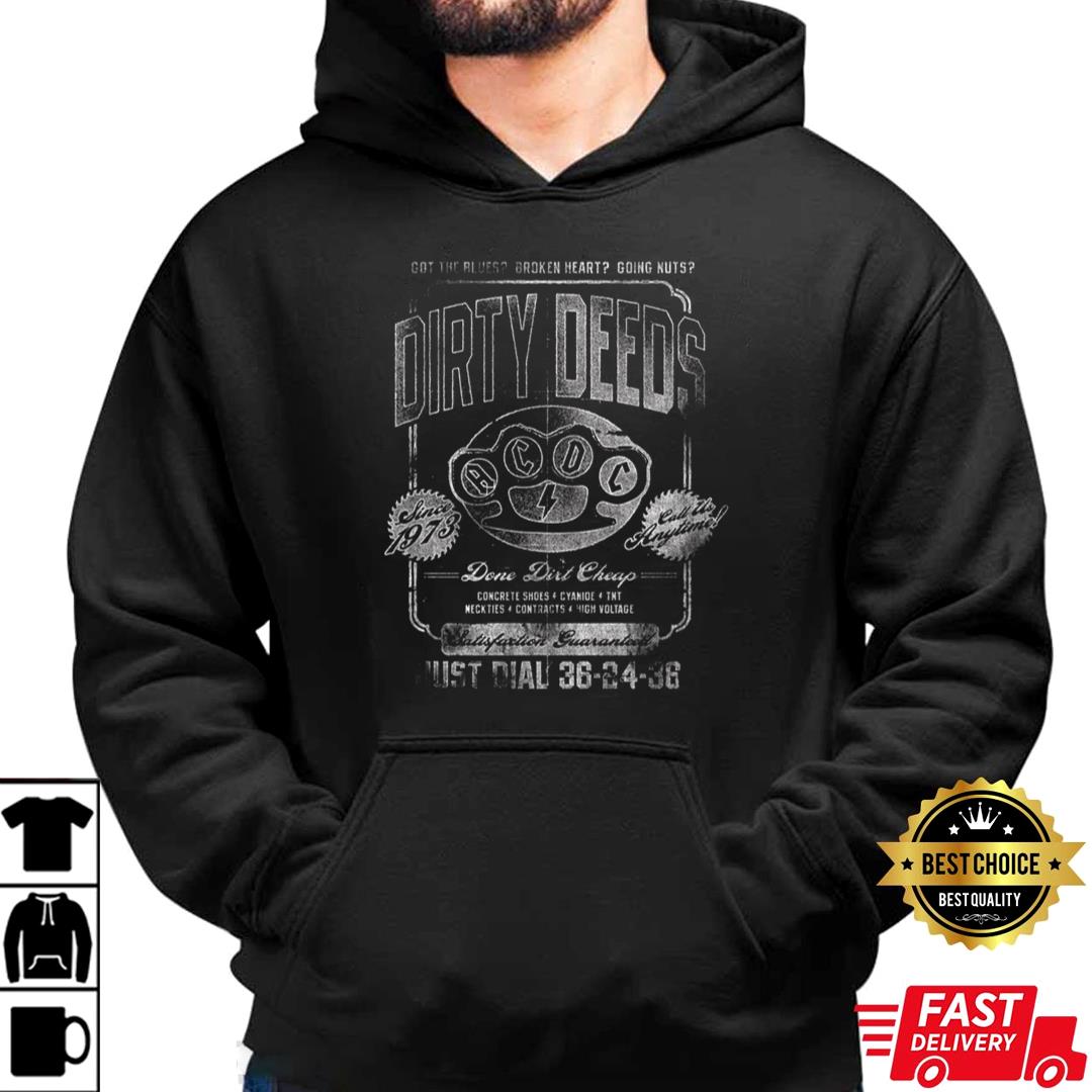 AC DC Dirty Deeds Done Dirt Cheap Just Dial T-Shirt