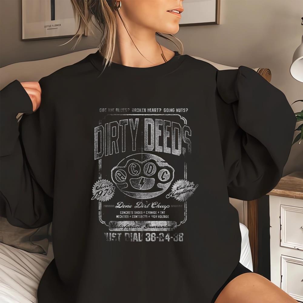 AC DC Dirty Deeds Done Dirt Cheap Just Dial T-Shirt