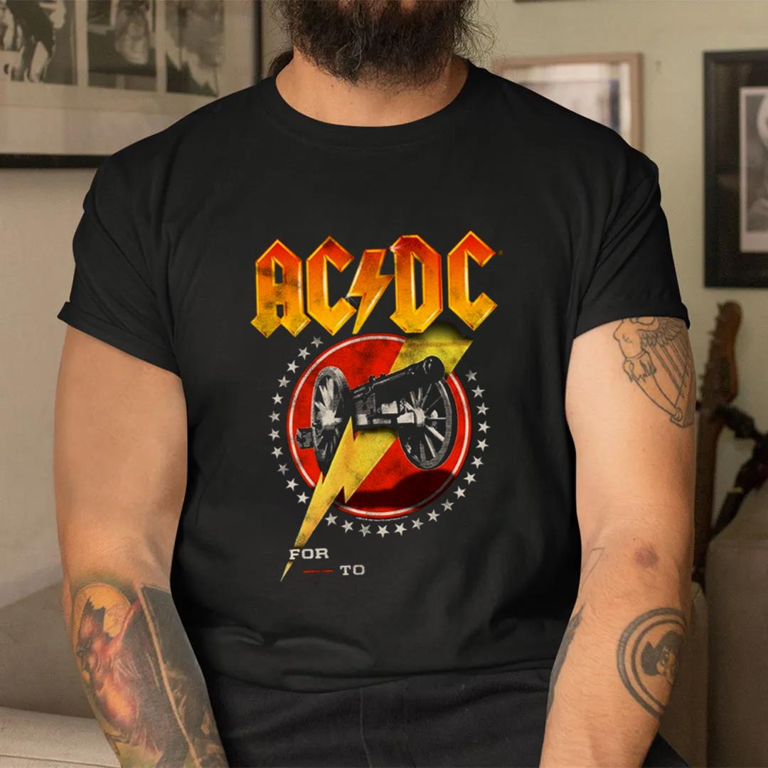 AC DC For Those About To Rock Circle T-Shirt