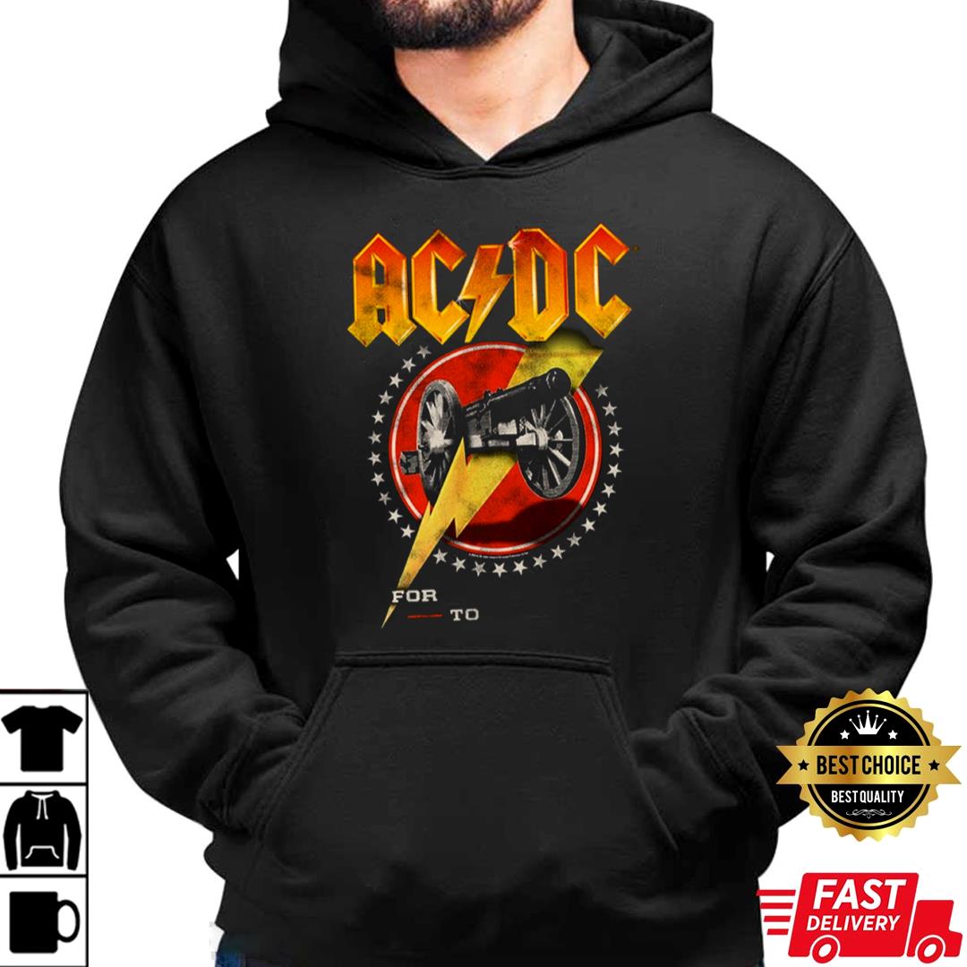AC DC For Those About To Rock Circle T-Shirt