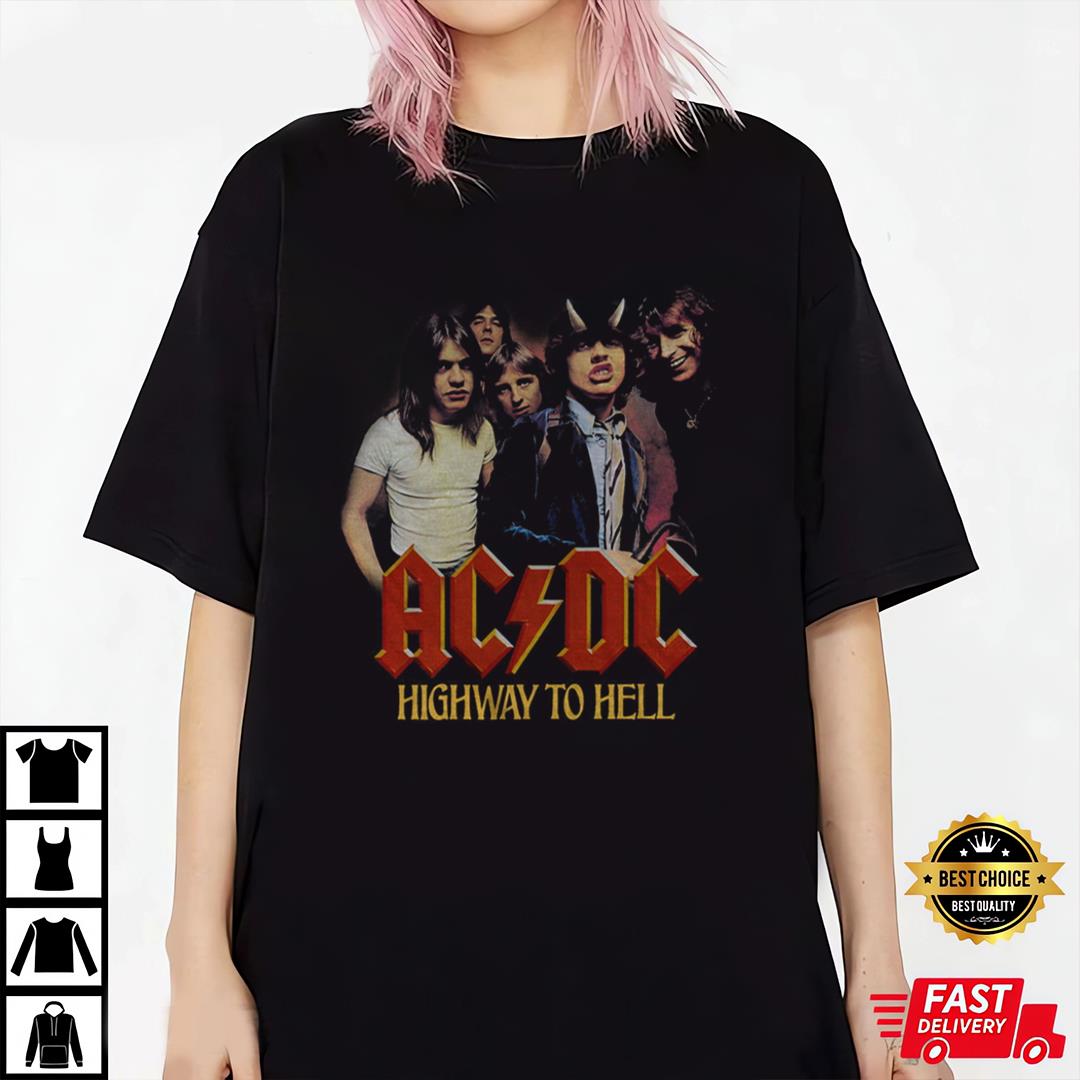 AC DC Highway To Hell Band T-Shirt