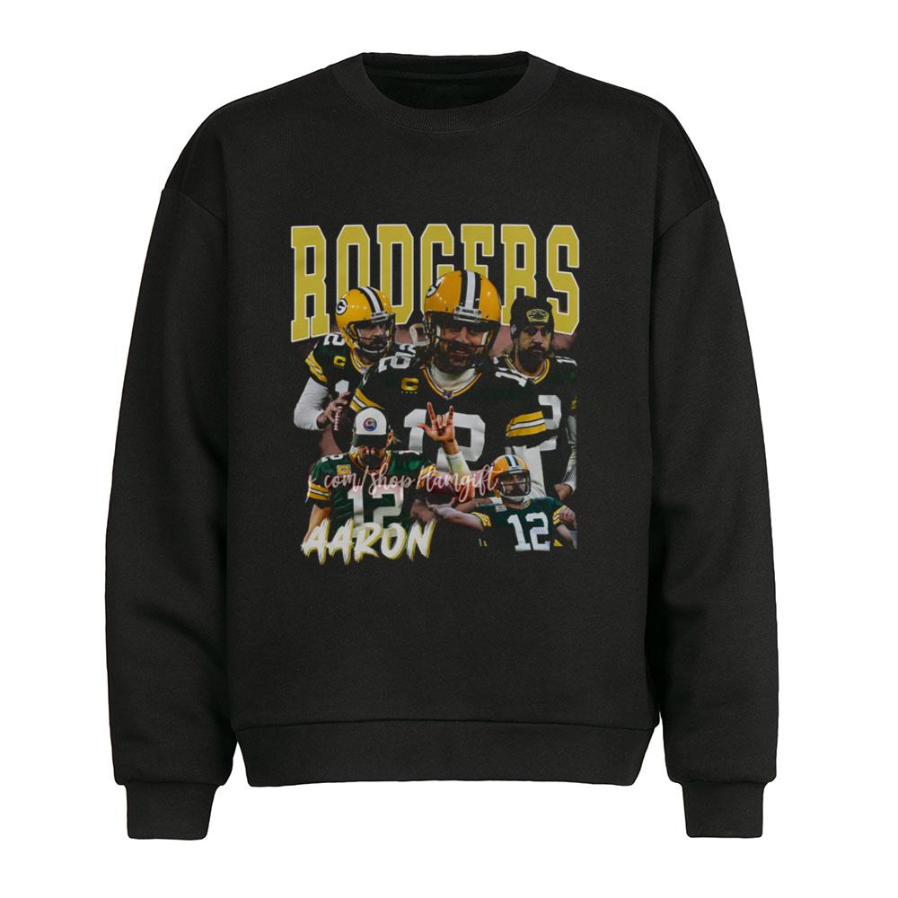 Aaron Rodgers Green Bay Packers T-Shirt NFL Gifts For Football Fans