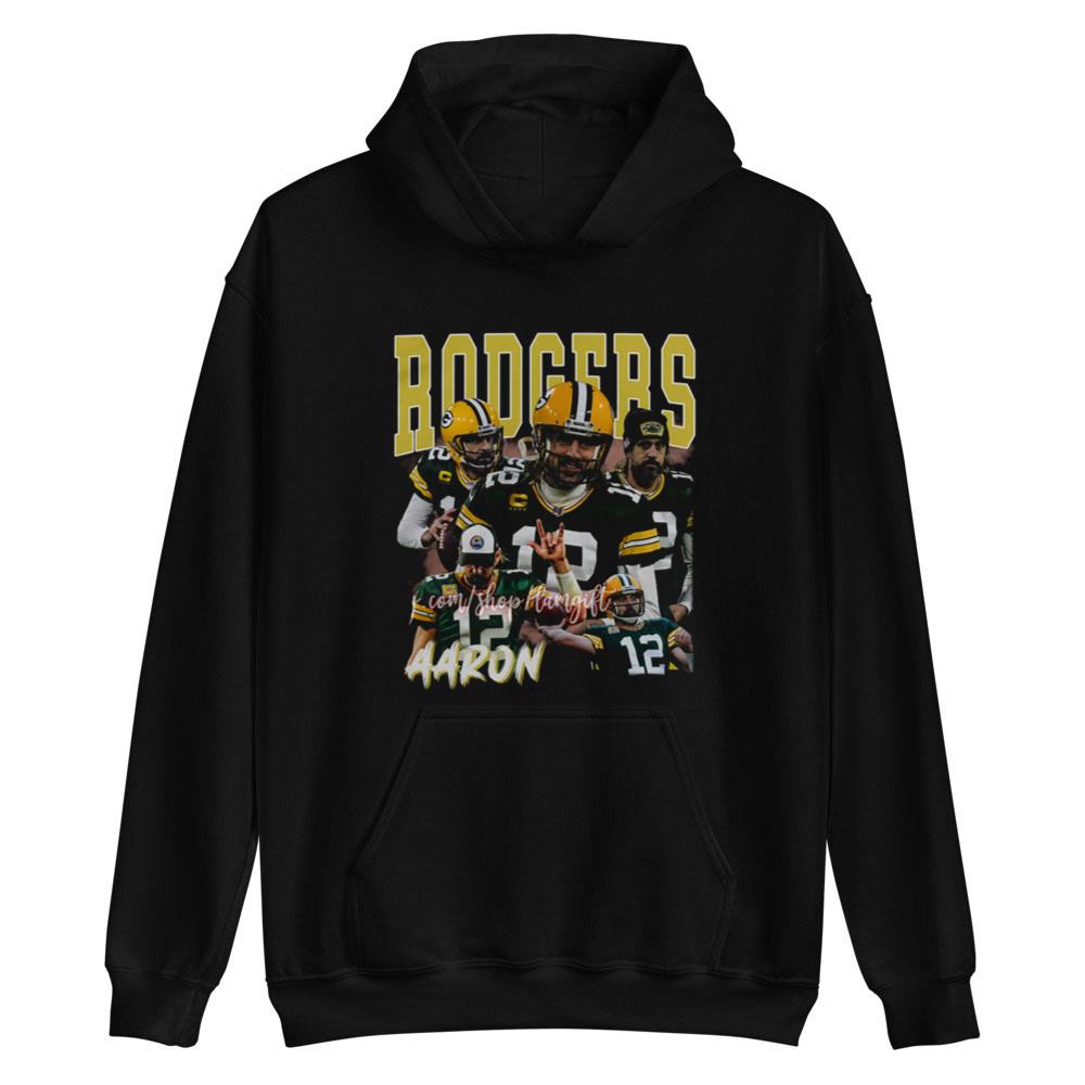 Aaron Rodgers Green Bay Packers T-Shirt NFL Gifts For Football Fans