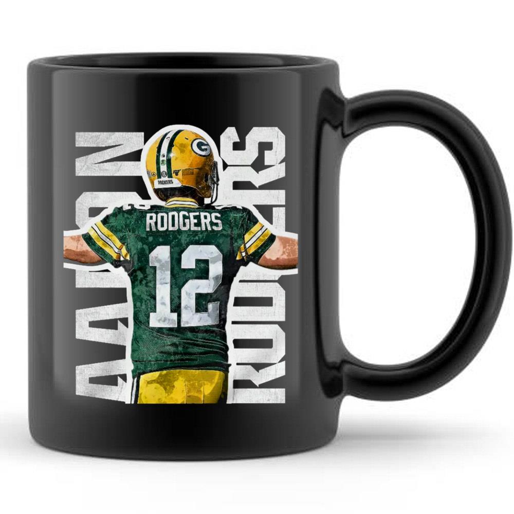Aaron Rodgers Green Bay Watercolor Art T-Shirt