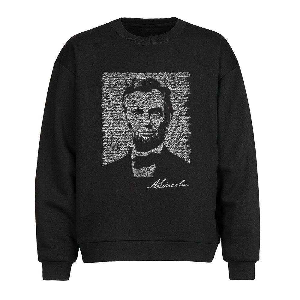 Abraham Lincoln T-Shirt Created out of the Entire Gettysburg Address