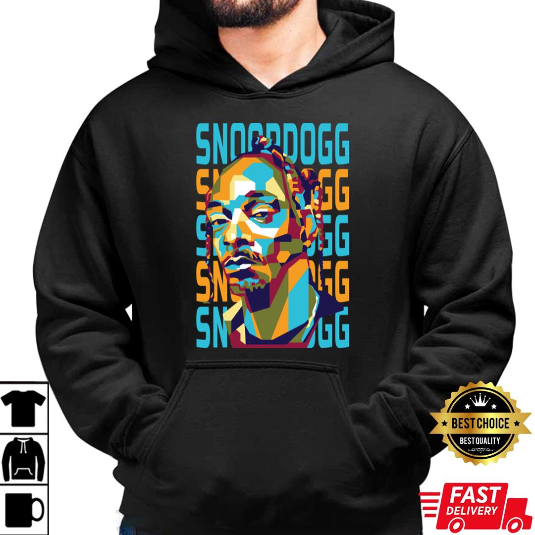 Abstract Geometric Snoop In Wpap T-shirt
