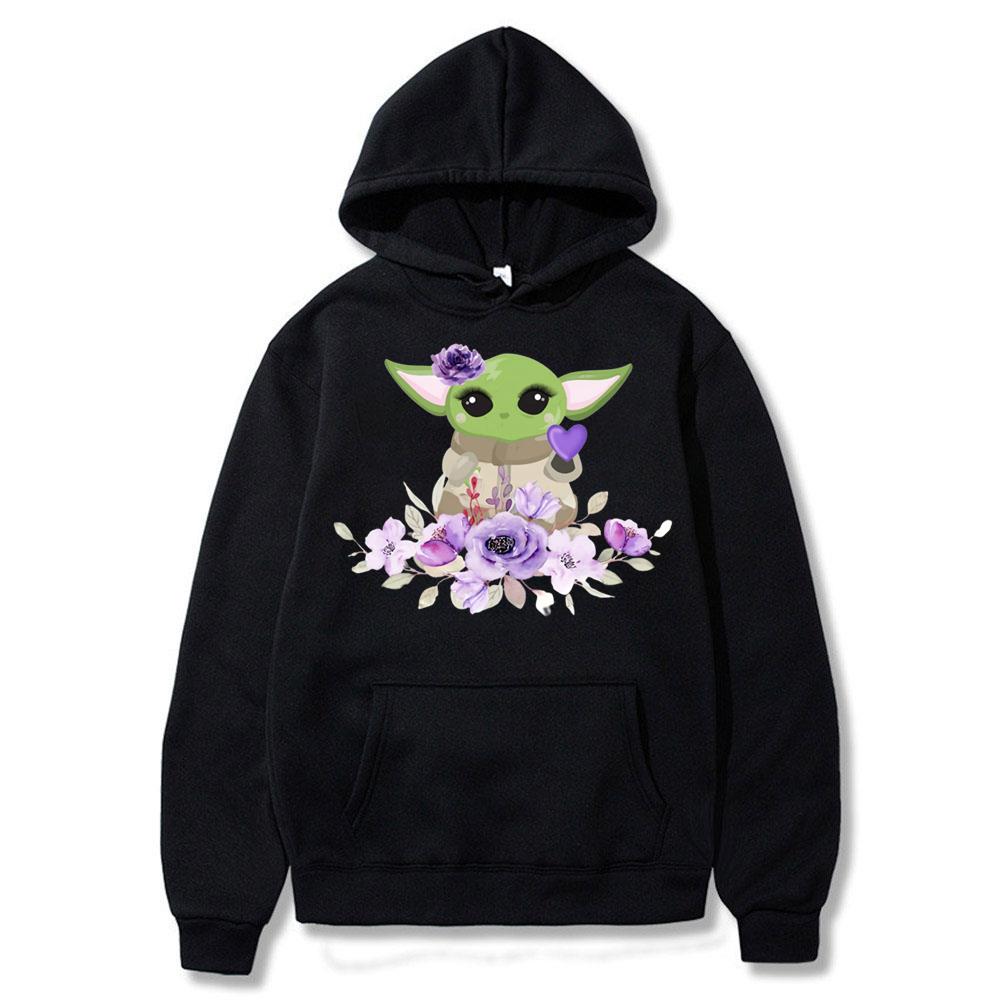 Aby Yoda Girl With Ring Of Flowers Shirt, Baby Yoda Shirt, Star Wars Shirt