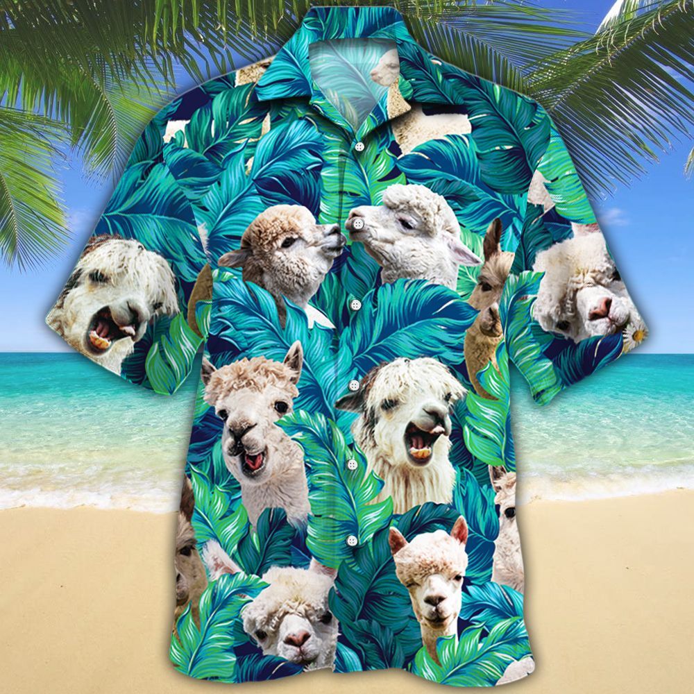 Alpaca Lovers  Hawaiian Shirt