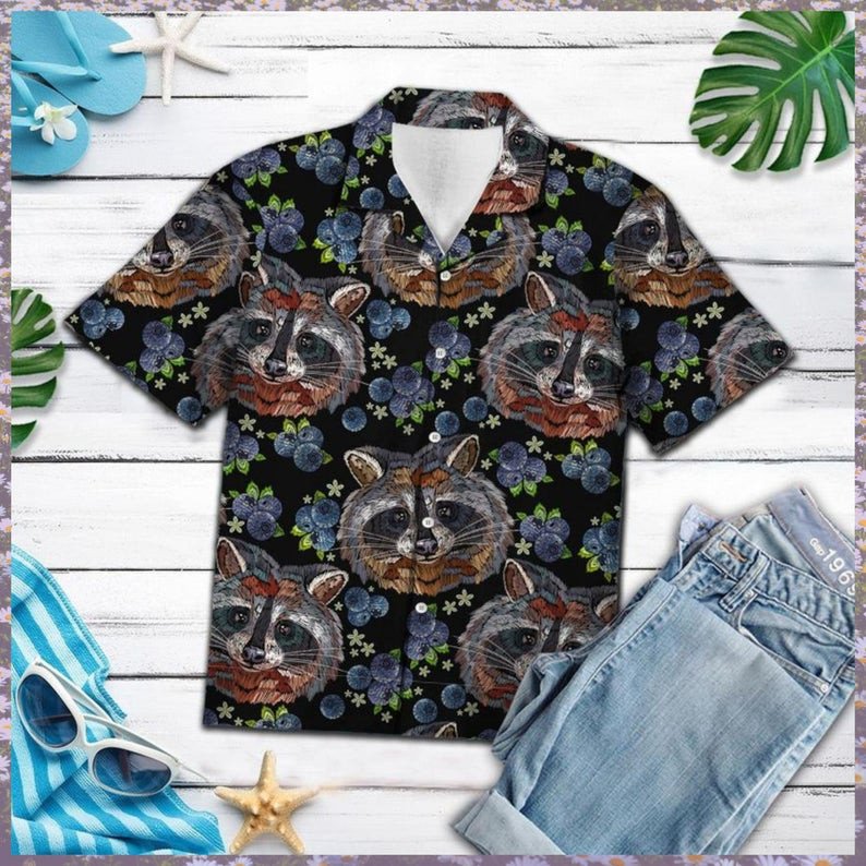 Amazing Raccoons Hawaiian Shirt
