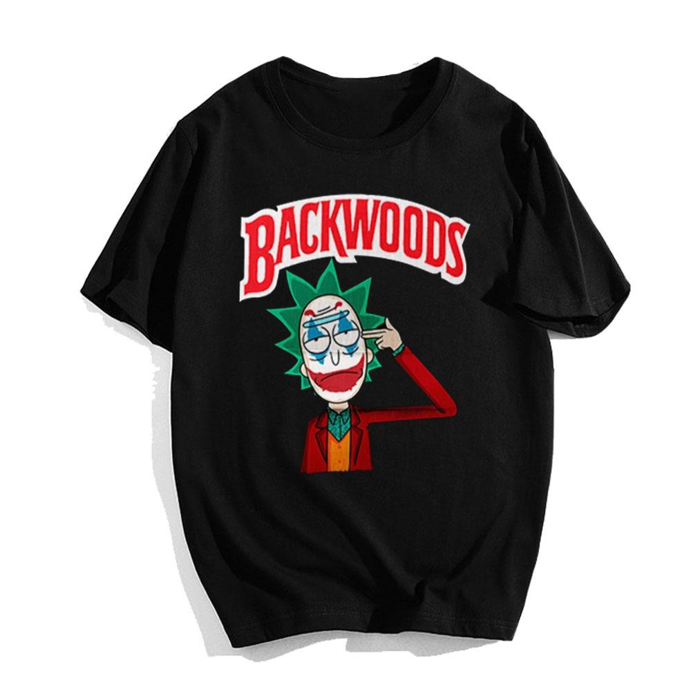 Backwoods Rick And Mort Cartoon T-Shirt