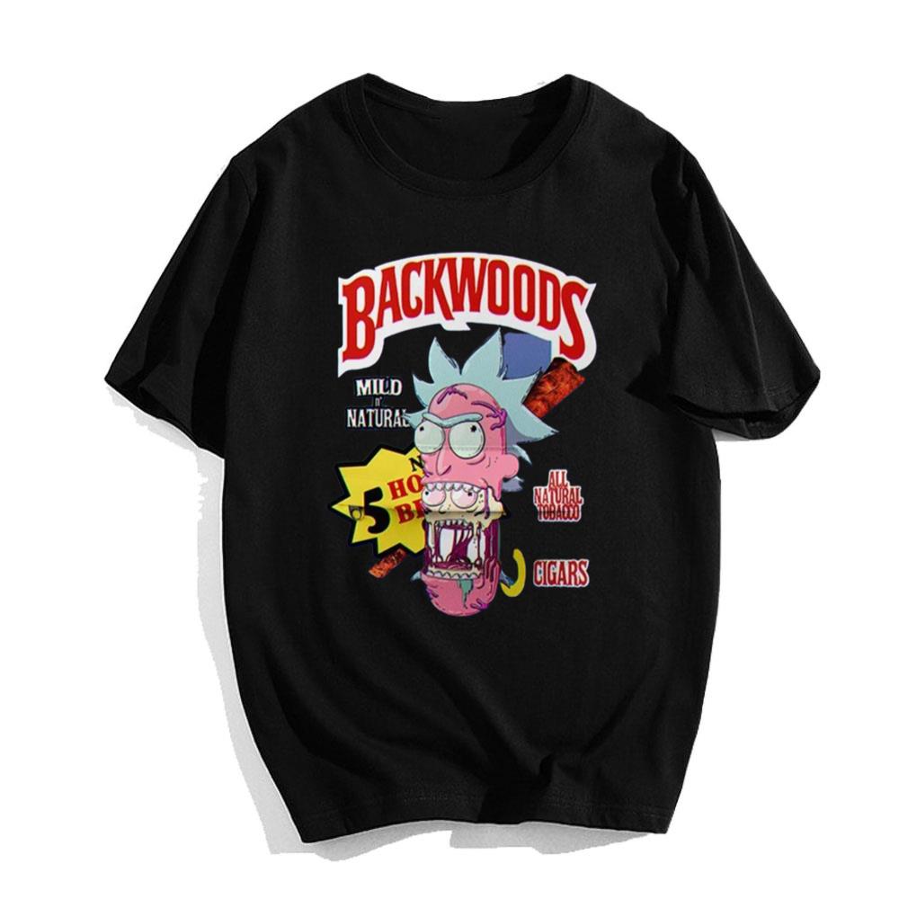 Backwoods Rick And Morty T-Shirt For Kids