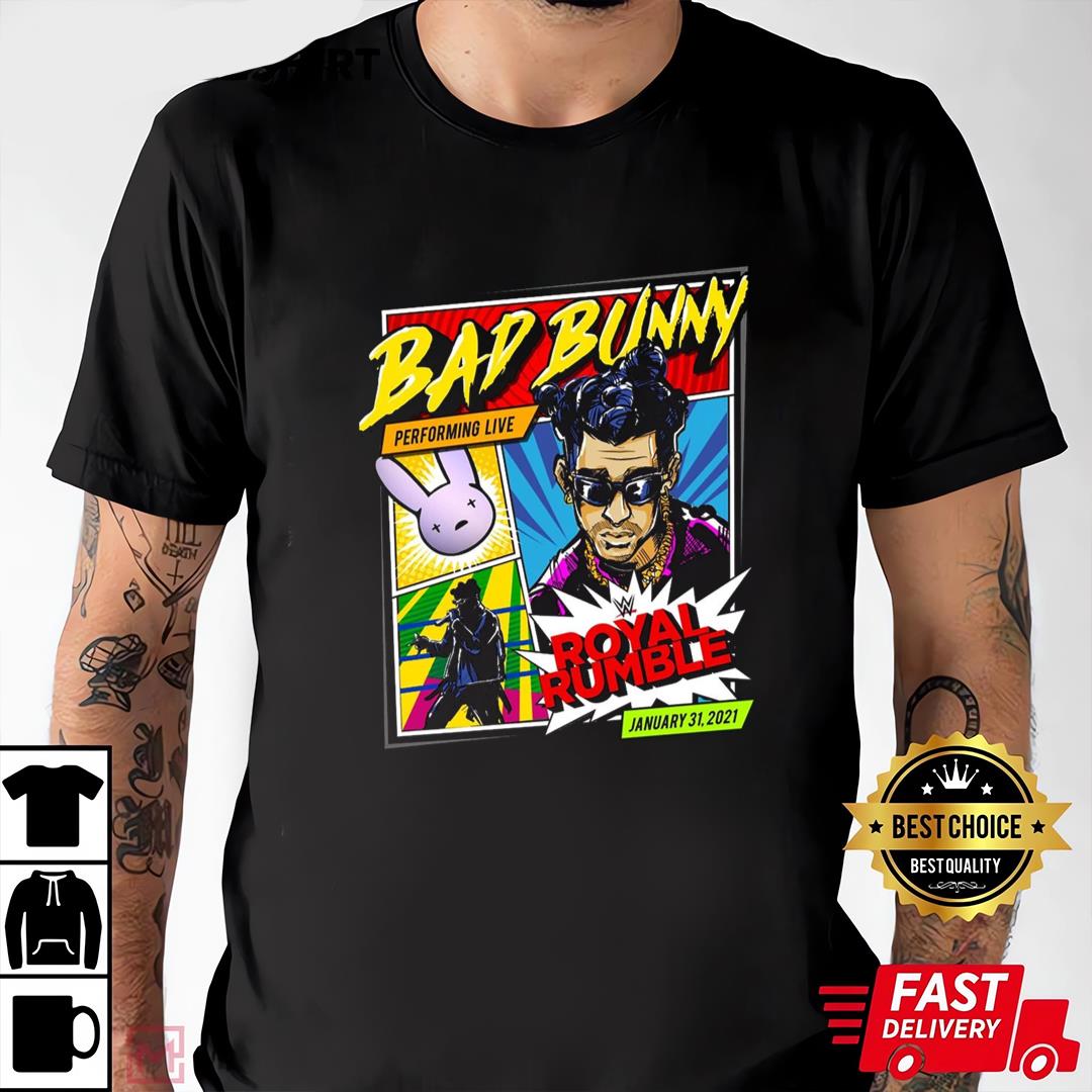 Bad Bunny Merchandise Pro Wrestling Bad Bunny Wwe Shirt