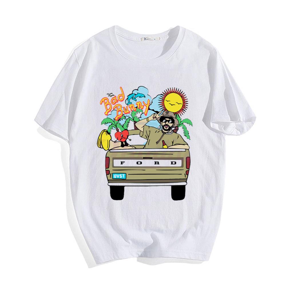 Bad Bunny T-Shirt Un Verano Sin Ti Merch Travel Fan Gift