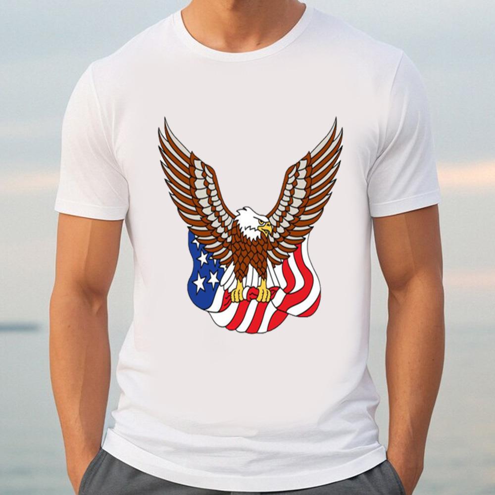 Bald Eagle 4th Of July Day Shirt, USA Flag Shirt