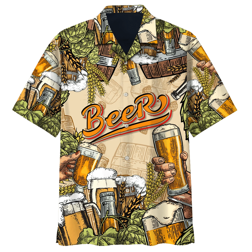 Beer Hawaiian Shirt  Unisex