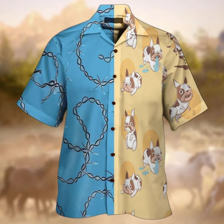 Bulldog Hawaiian Shirt