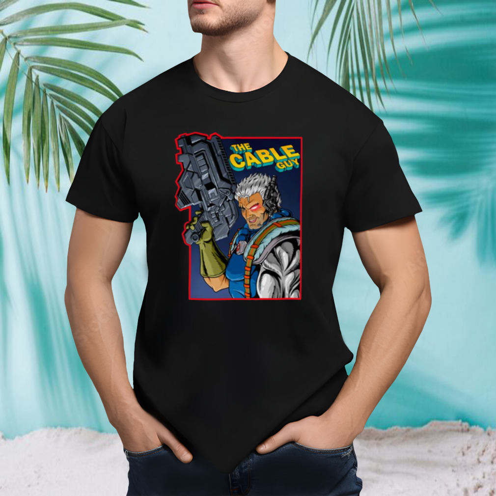Cable Guy Marvel 90s Comics shirt