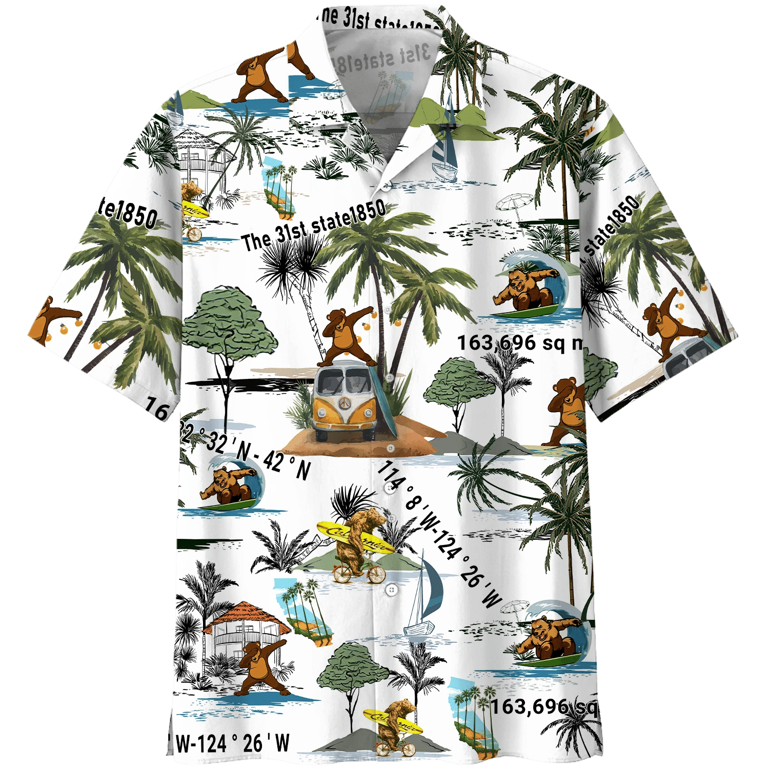 California Hawaiian Shirt