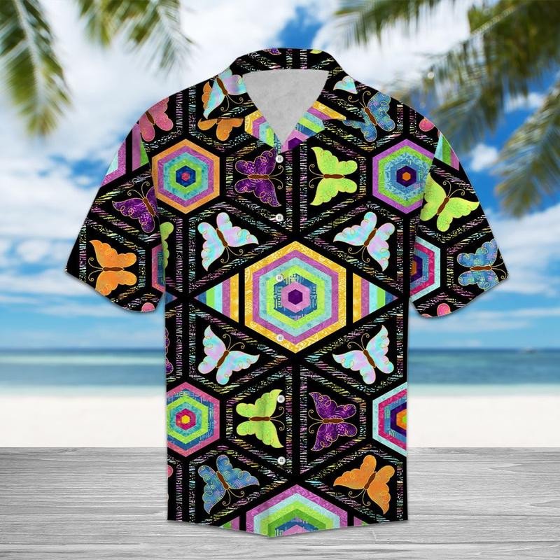 Colorful Butterfly Hawaiian Shirt