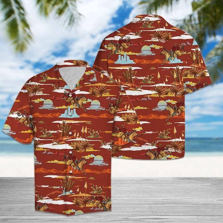 Cowboy Hawaiian Shirt