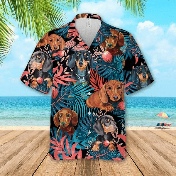 Dachshund Hawaiian Shirt