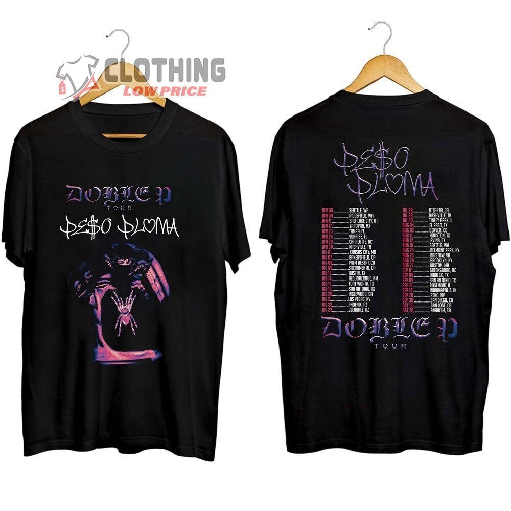 Doble P Tour Peso Pluma Setlist Music World Tour 2023 T-shirt
