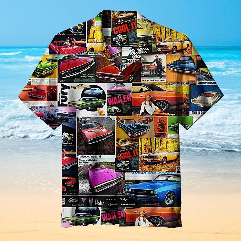 Dodge Car Movie Hawaiian Shirt