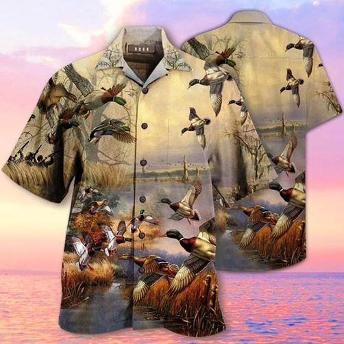 Duck Hunting Hawaiian Shirt