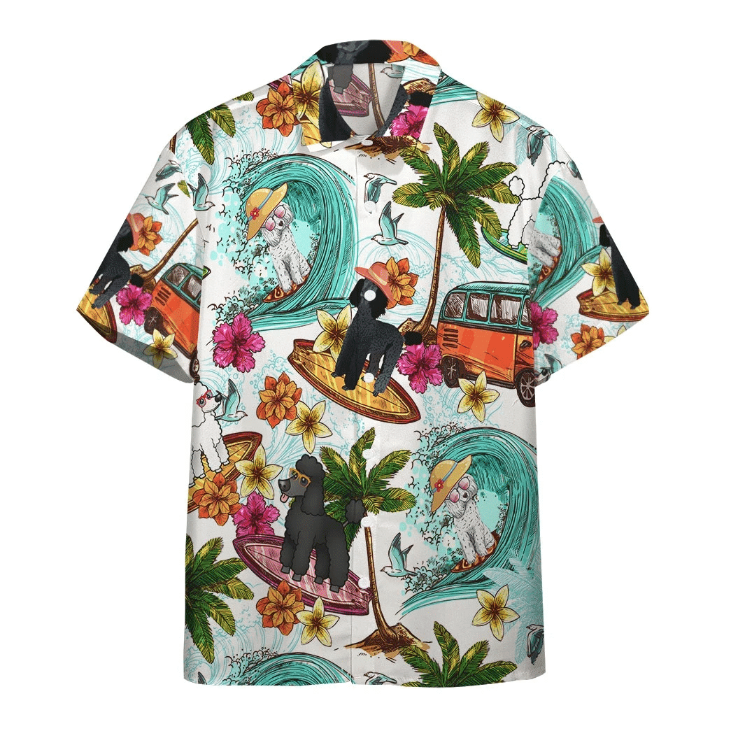 Enjoy Surfing With Poodle Hawaiian Shirt