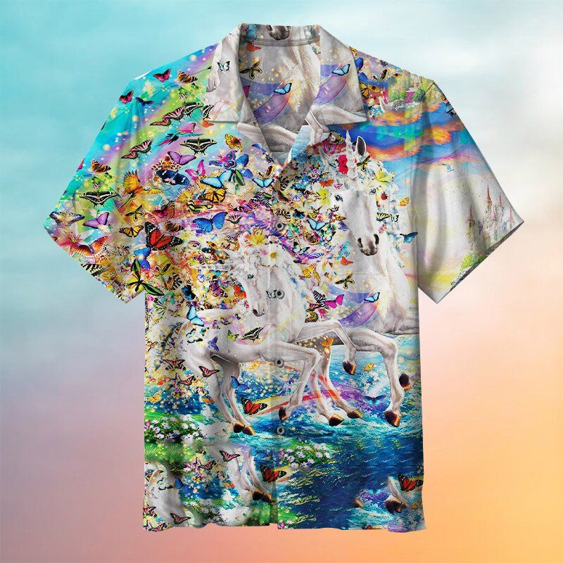 Fantasy Unicorn Hawaiian Shirt