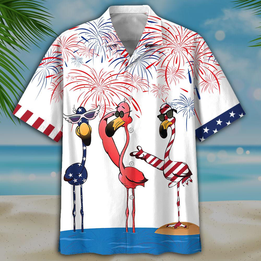 Flamingo Hawaiian Shirt Unisex Adult Hw7228
