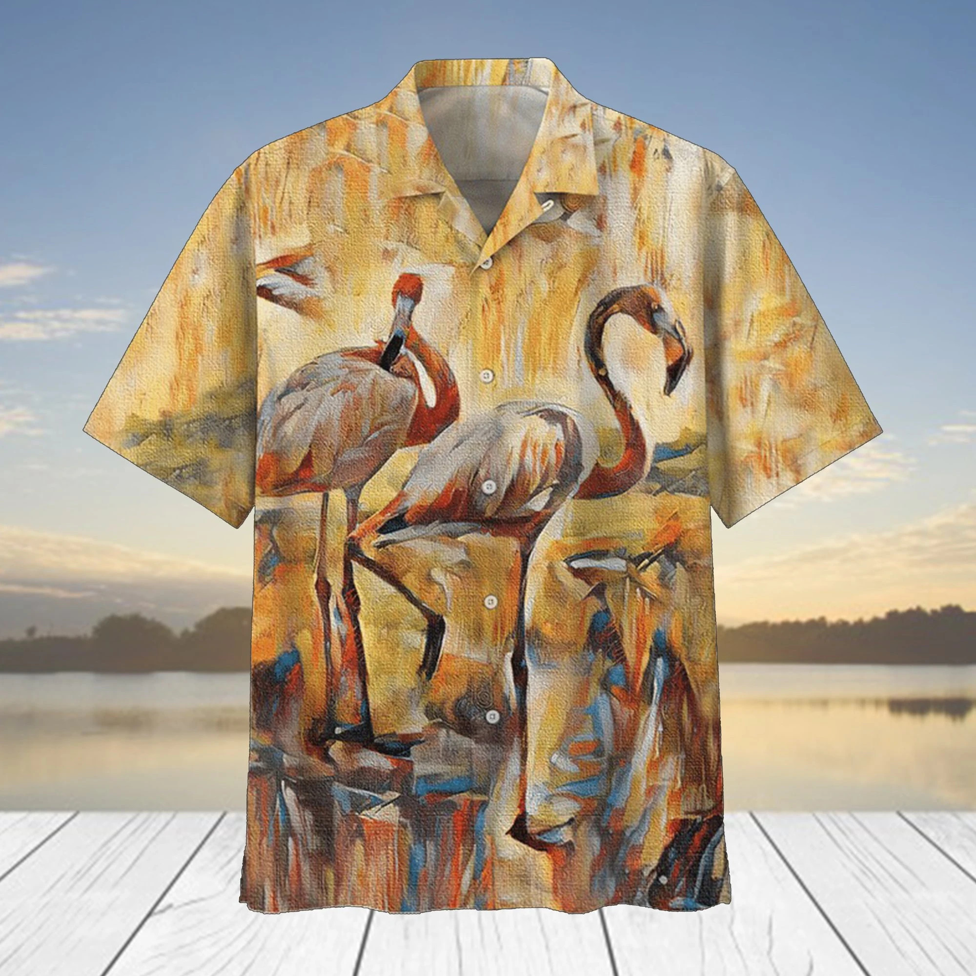 Flamingo Hawaiian Shirt Unisex Adult Hw7272