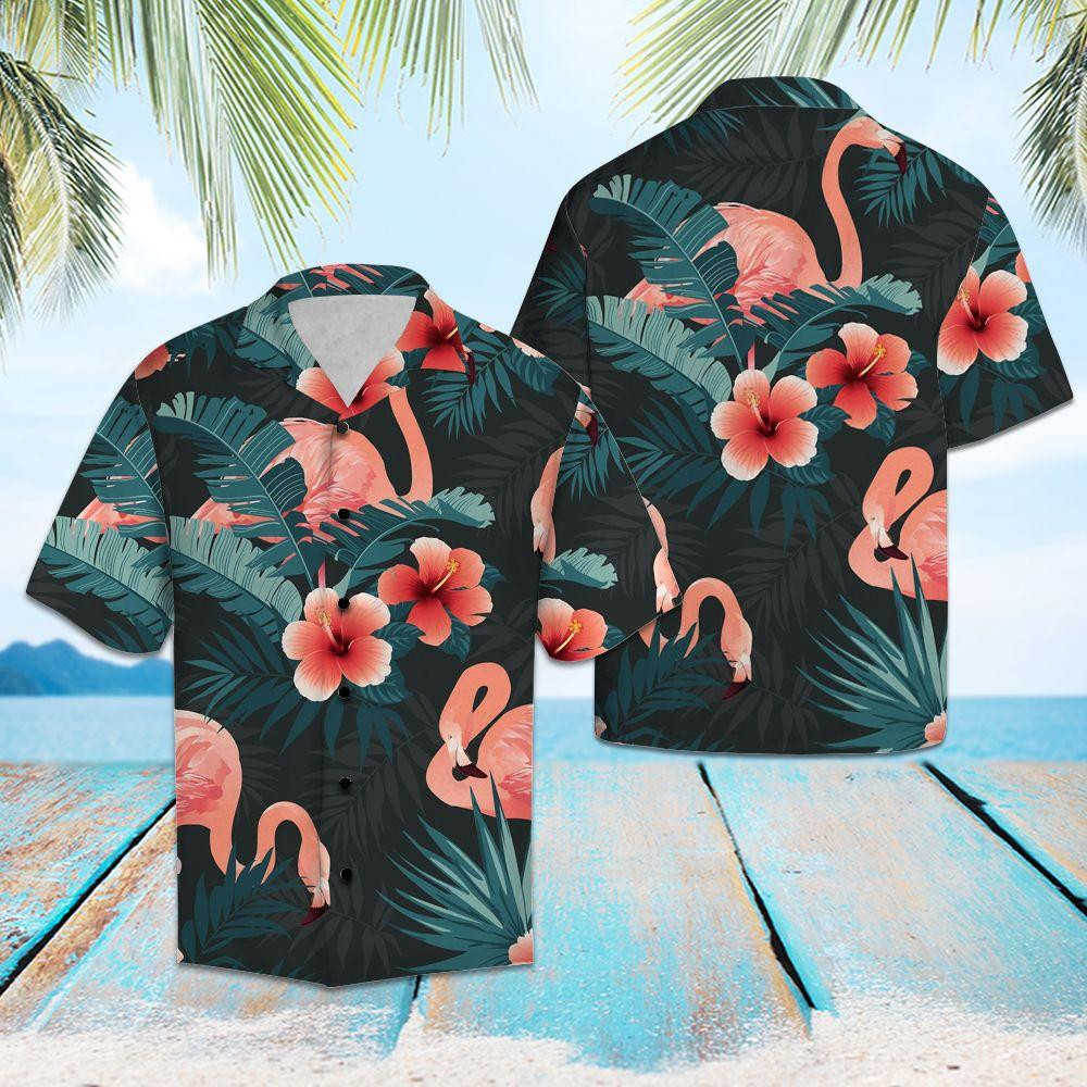 Flamingo Tropical Hawaiian Shirt