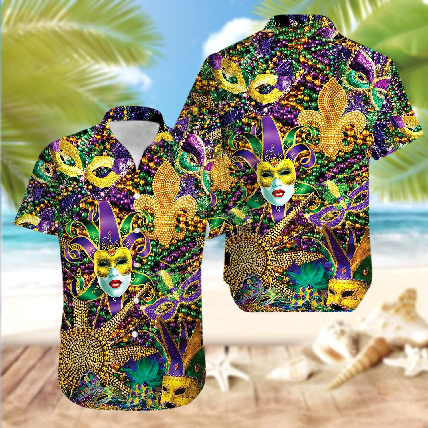 Happy Mardi Gras 16 February 2021 Hawaiian Aloha Shirts