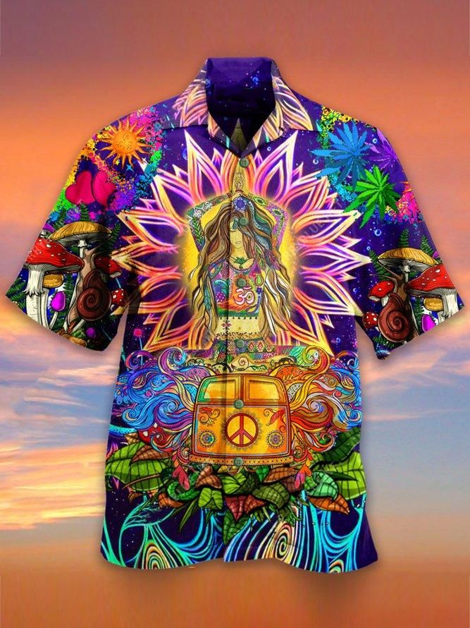 Hippie Bus Hawaiian Shirt