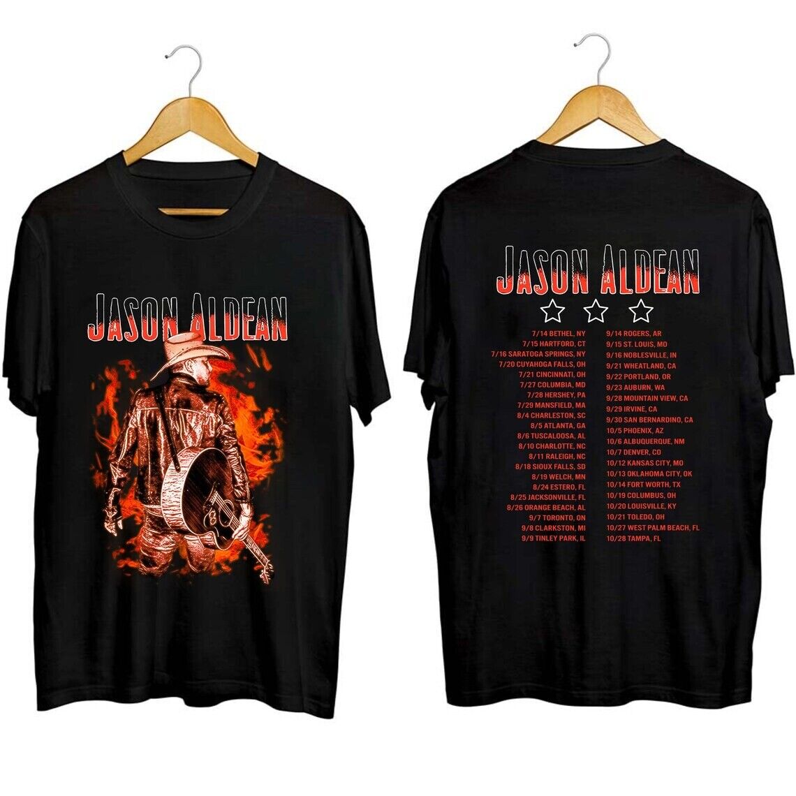 Jason Aldean Highway Desperado Tour 2023 Country Music T-shirt