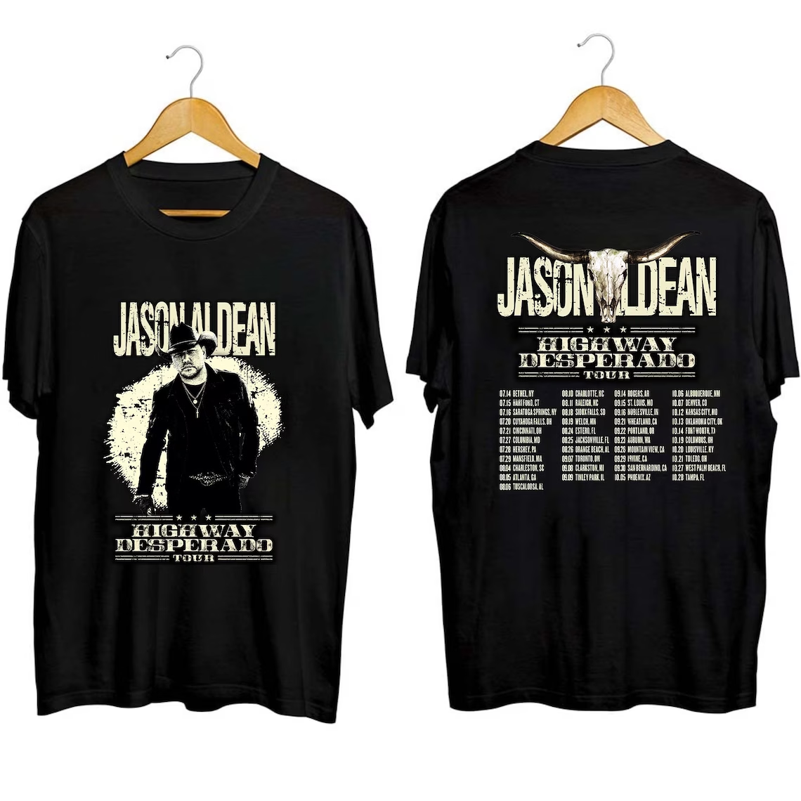 Jason Aldean Highway Desperado Tour 2023 shirt