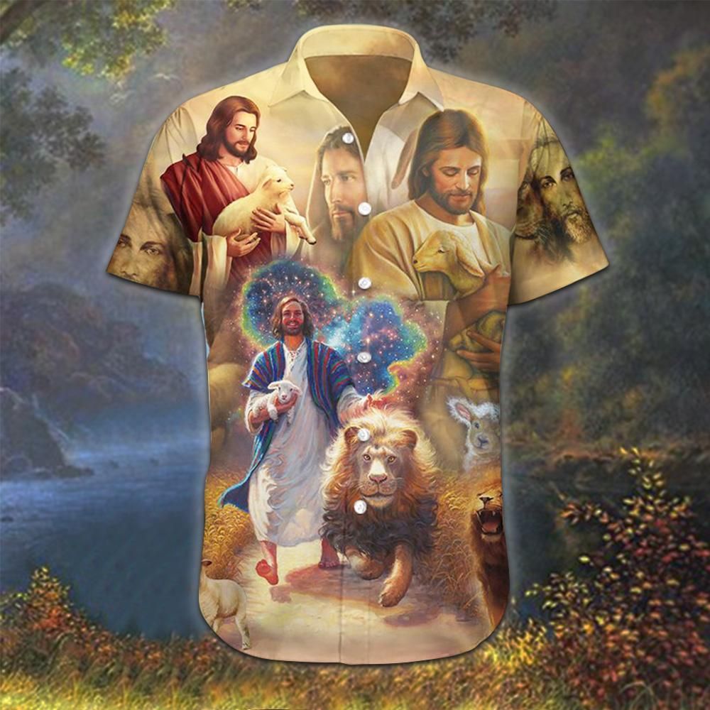 Jesus Hawaiian Shirts Unisex